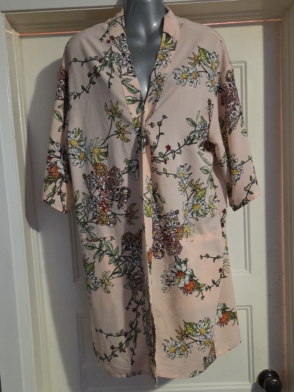Blush Floral Duster Women's